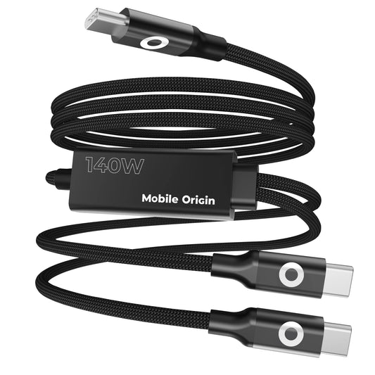 Kabel Mobile Origin Dvojitý nabíjecí kabel 140W CB10 USB-C (1,2m)