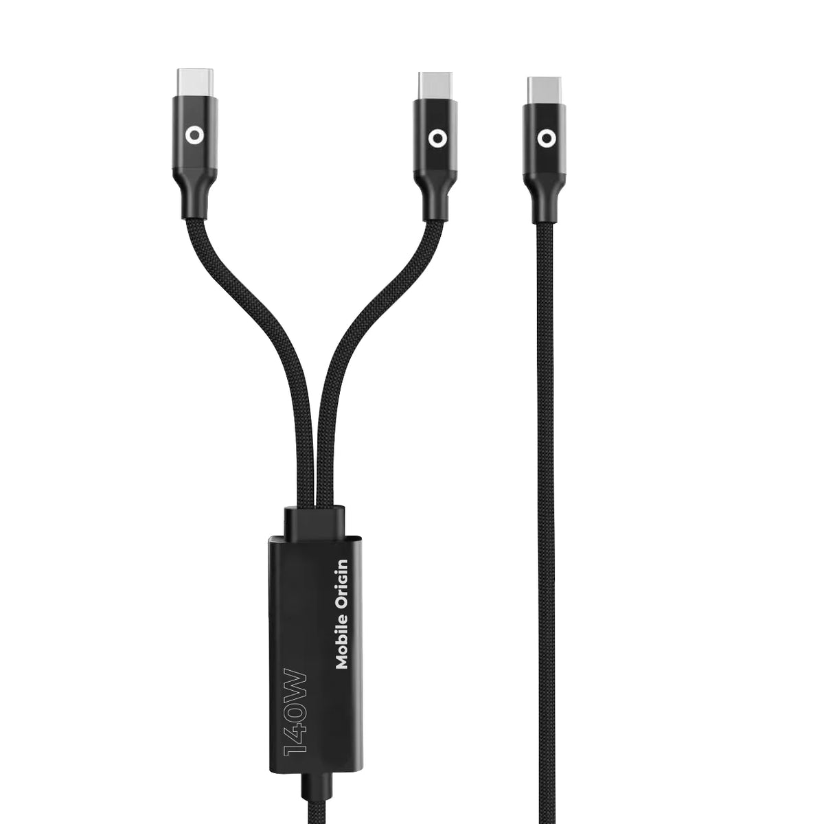 Kabel Mobile Origin Dvojitý nabíjecí kabel 140W CB10 USB-C (1,2m)