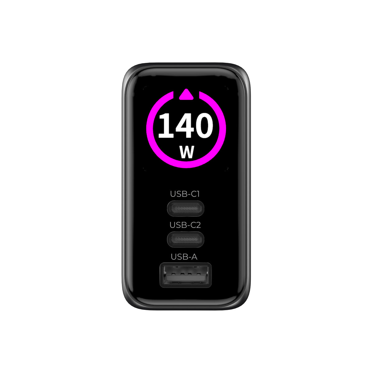140W vysokovýkonná nabíječka Mobile Origin GaN Display Charger