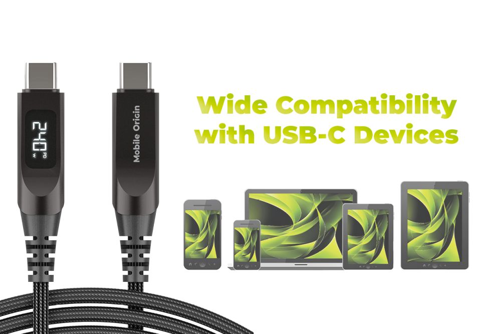 Mobile Origin 240W Display Cable USB-C to USB-C 1.5m CB4 - bonami.click