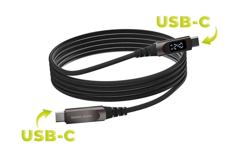 Mobile Origin 240W Display Cable USB-C to USB-C 1.5m CB4 - bonami.click