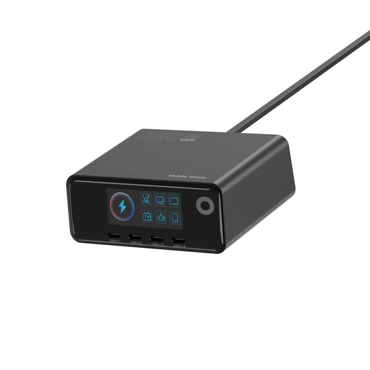 Nabíjecí stanice Mobile Origin GaN nabíjecí hub s displejem 240W PW39