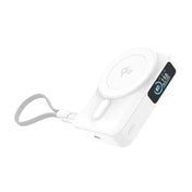 Powerbanka Mobile Origin s displejem Semi-solid PB19 10000mah Qi2 + USB-C kabel - bílá