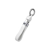USB-C kabel s karabinou Mobile Origin CB17 240 W, 40 Gb/s, 8K – bílý
