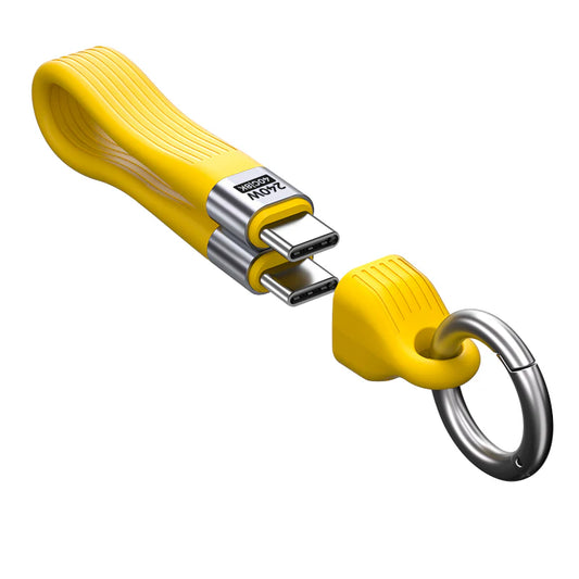 Klíčenka Mobile Origin Klíčenka s kabelem USB-C 240W 40Gbps 8K CB17 - žlutá