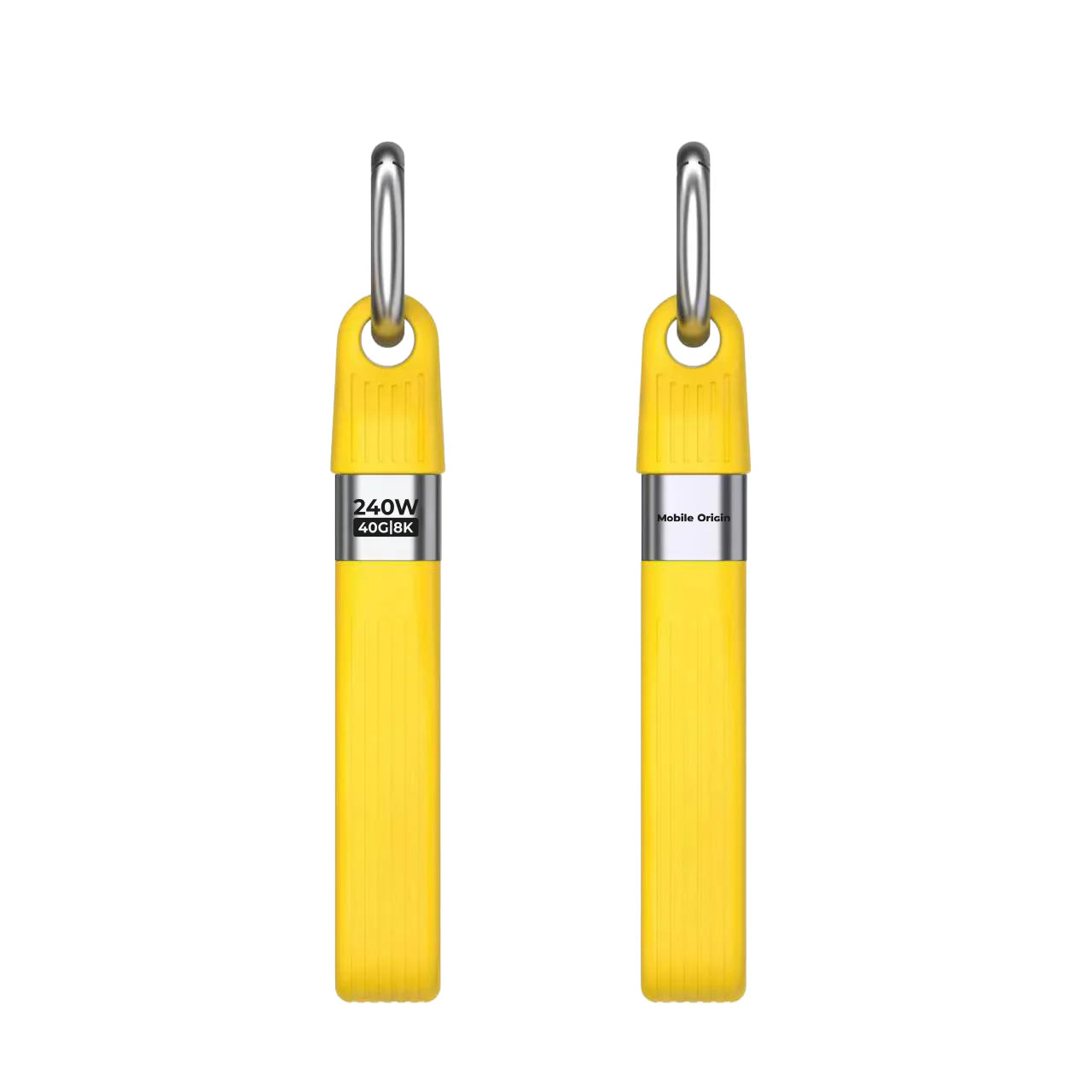Klíčenka Mobile Origin Klíčenka s kabelem USB-C 240W 40Gbps 8K CB17 - žlutá