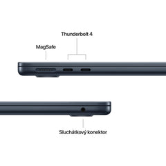 MacBook Air 13", Apple M5 čip, 10jádrové CPU, 10jádrové GPU, 24 GB, 4TB SSD, CZ - temně inkoustová