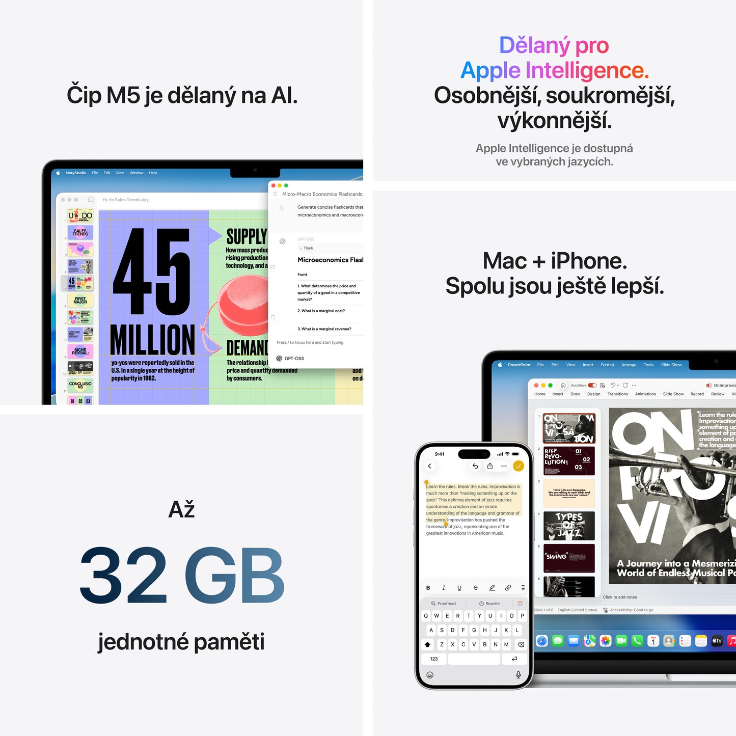MacBook Air 13,6", Apple M5 10jádrové CPU, 10jádrové GPU, 24GB, 1TB SSD – temně inkoustový (otevřený) - bonami.click