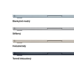 MacBook Air 13", Apple M5 čip, 10jádrové CPU, 10jádrové GPU, 16 GB, 2TB SSD, CZ - stříbrná
