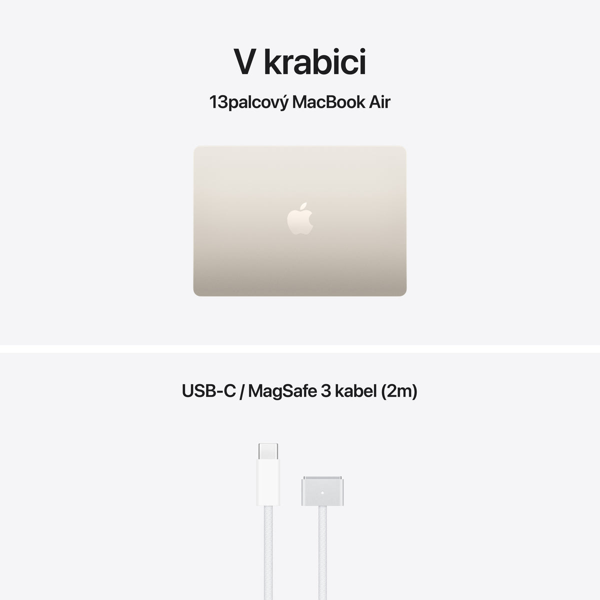 MacBook Air 13,6", Apple M5 10jádrové CPU, 10jádrové GPU, 16GB, 1TB SSD – hvězdně bílý MacBook Air 13,6", Apple M5 10jádrové CPU, 10jádrové GPU, 16GB, 1TB SSD – hvězdně bílý (otevřený) - bonami.click