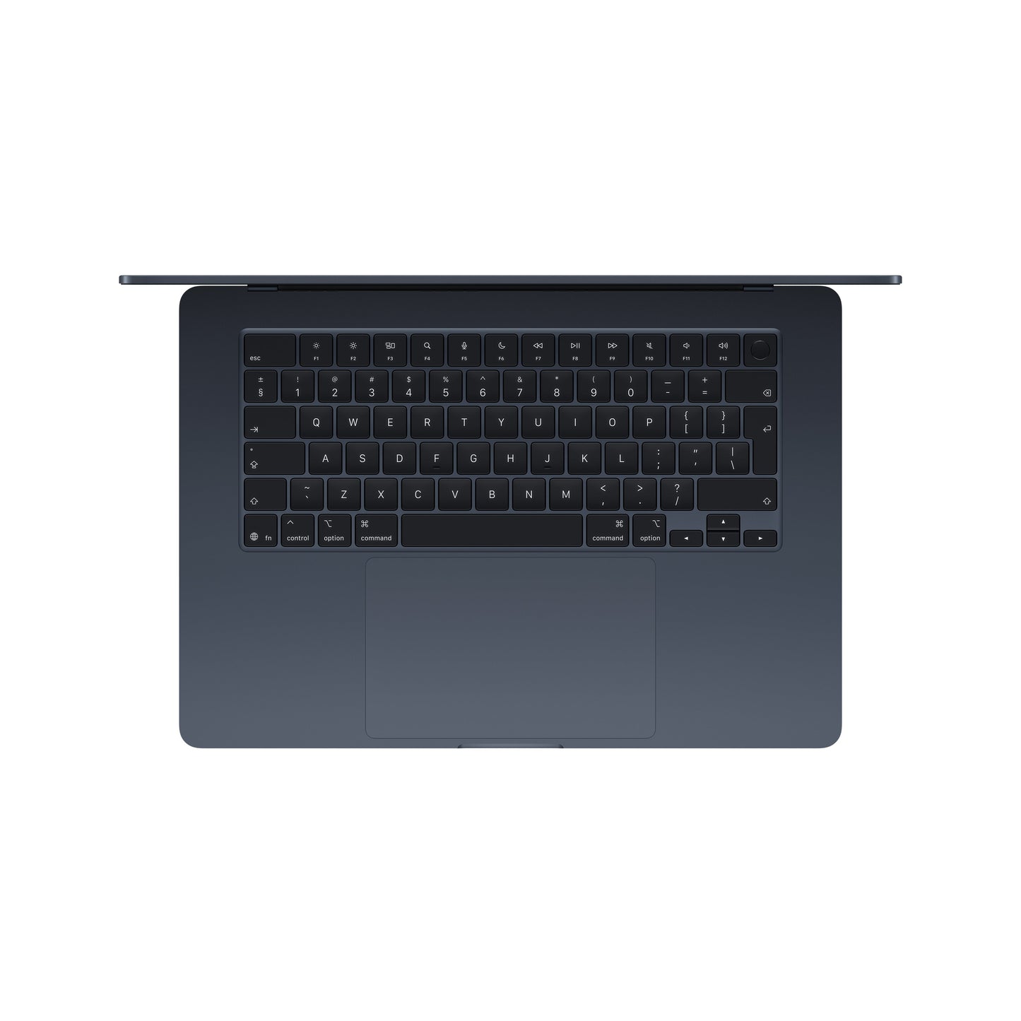 MacBook Aie 15", Apple M5 10jádrové CPU, 10jádrové GPU, 16 GB, 512GB SSD, INT klávesnice - temně inkoustová (otevřený) - bonami.click