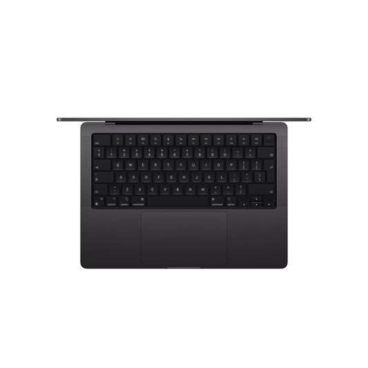 MacBook Pro 14,2", Apple M4 Pro 12jádrové CPU, 16jádrové GPU, 24GB, 512GB SSD, CZ - vesmírně černý (renovovaný) - bonami.click
