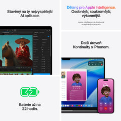 MacBook Pro 16", Apple M5 Max čip, 18jádrové CPU, 40jádrové GPU, 128 GB, 4TB SSD, INT - vesmírně černá