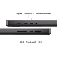 MBP 16", M5 Max, 18 CPU, 40 GPU, 64 GB, 2TB SSD, CZ - stříbrná - bonami.click