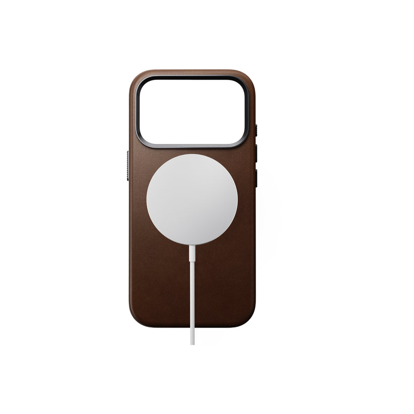 Kryt pro iPhone 17 Pro Nomad Traditional Leather Case - hnědý - bonami.click