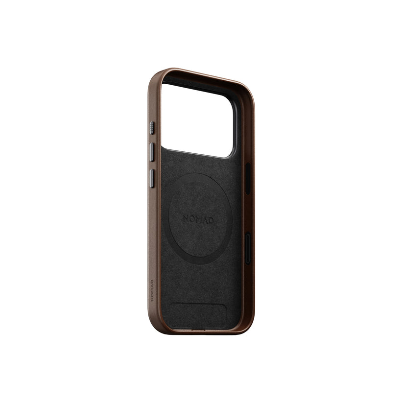 Kryt pro iPhone 17 Pro Nomad Traditional Leather Case - hnědý - bonami.click