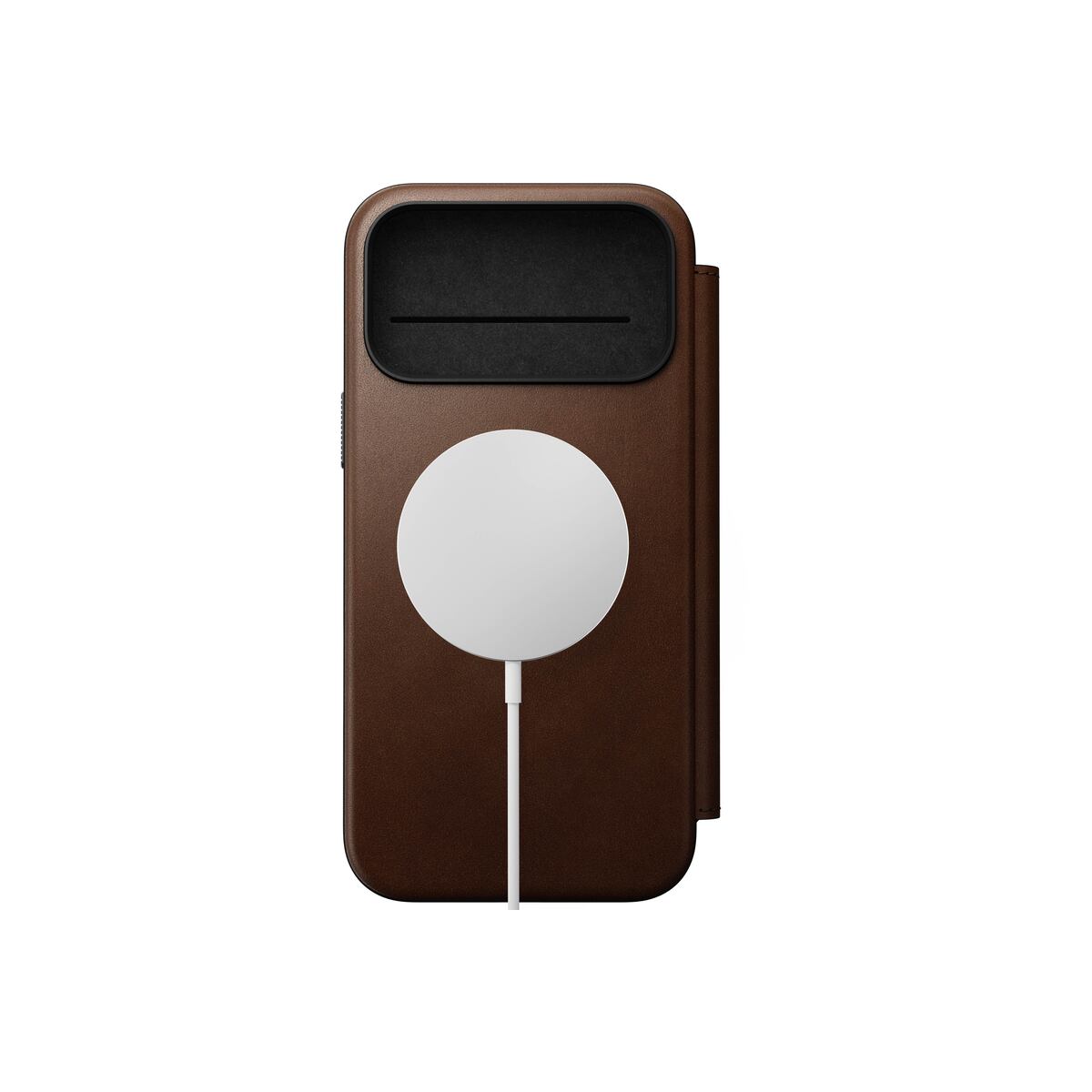Kryt pro iPhone 17 Pro Max Nomad Modern Leather Folio - hnědý - bonami.click