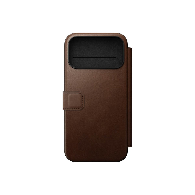 Kryt pro iPhone 17 Pro Max Nomad Modern Leather Folio - hnědý - bonami.click