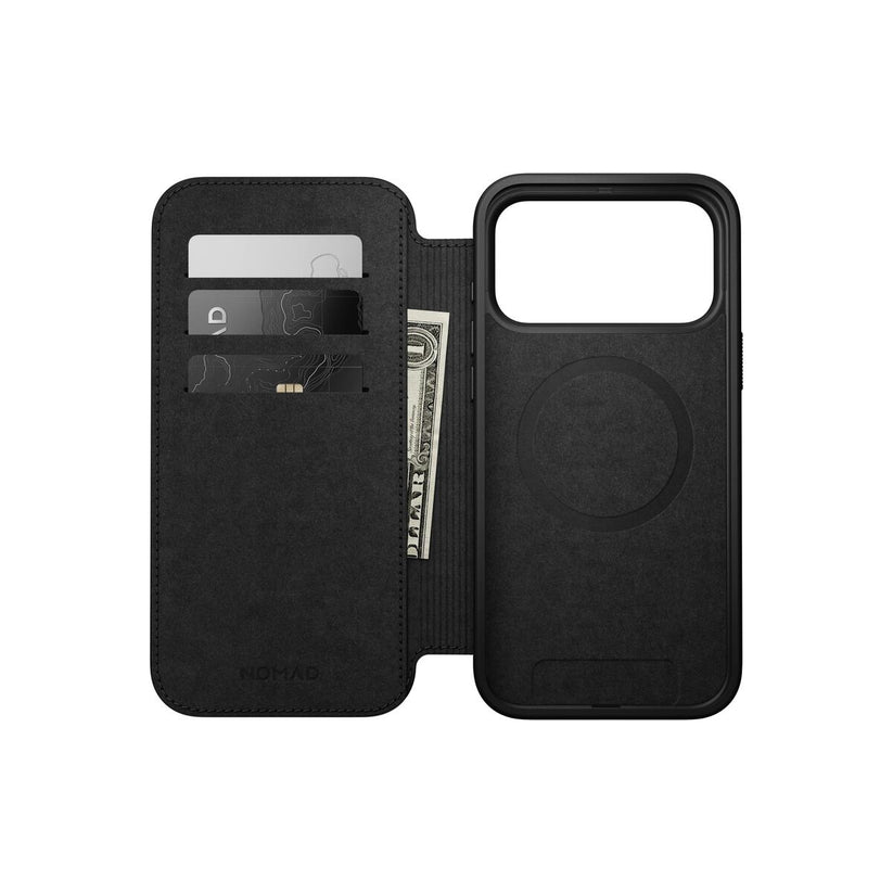 Kryt pro iPhone 17 Pro Max Nomad Modern Leather Folio - hnědý - bonami.click