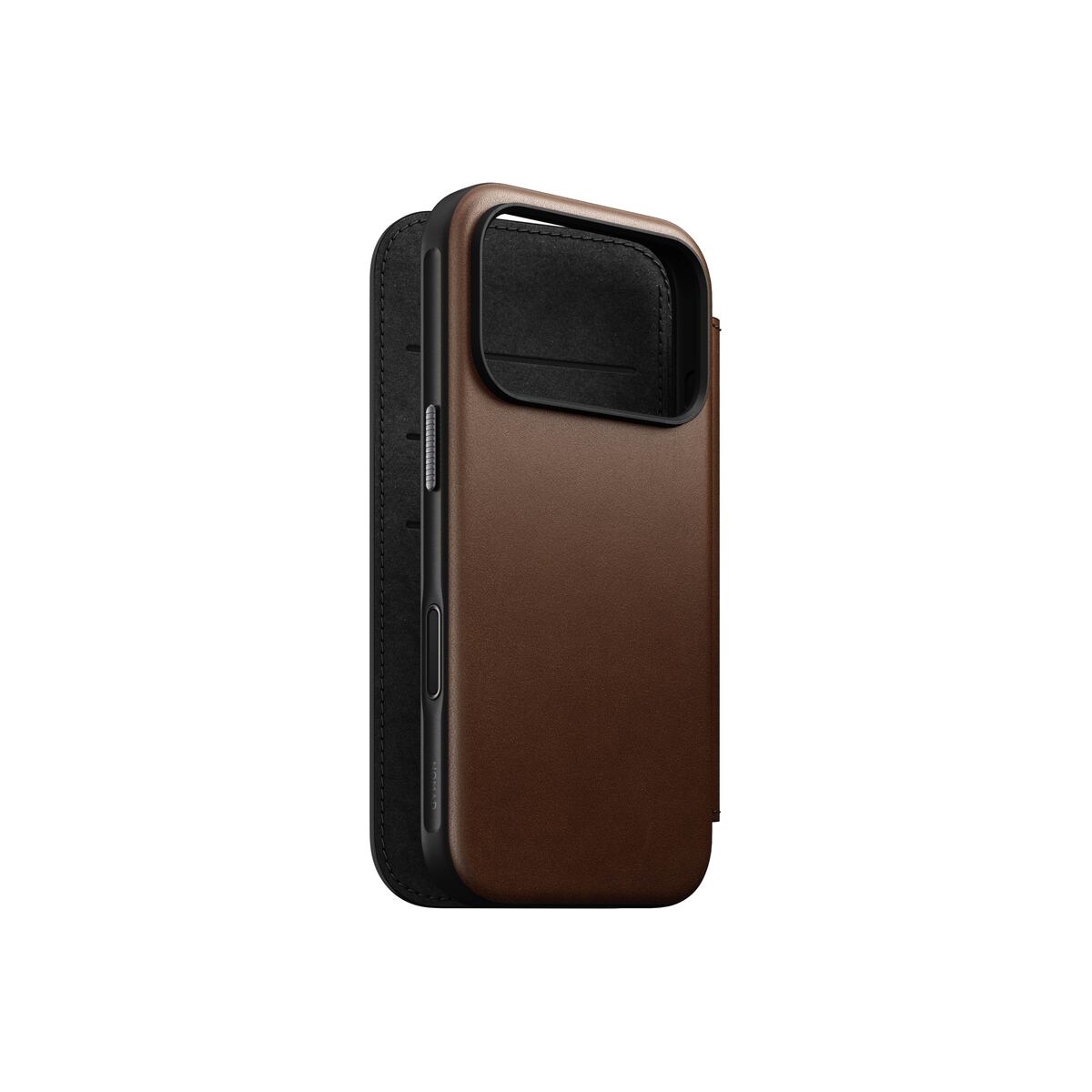 Kryt pro iPhone 17 Pro Nomad Modern Leather Folio - hnědý - bonami.click