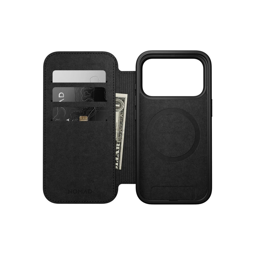 Kryt pro iPhone 17 Pro Nomad Modern Leather Folio - hnědý - bonami.click