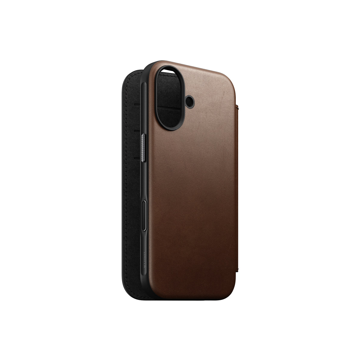 Kryt pro iPhone 17 Nomad Modern Leather Folio - hnědý - bonami.click