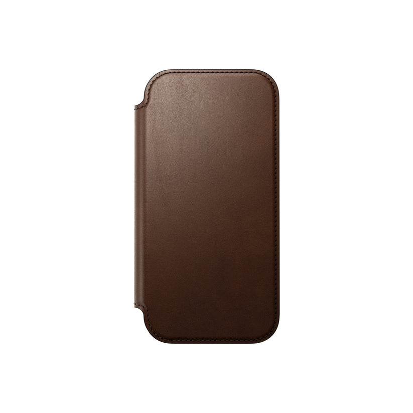 Kryt pro iPhone 17 Nomad Modern Leather Folio - hnědý - bonami.click