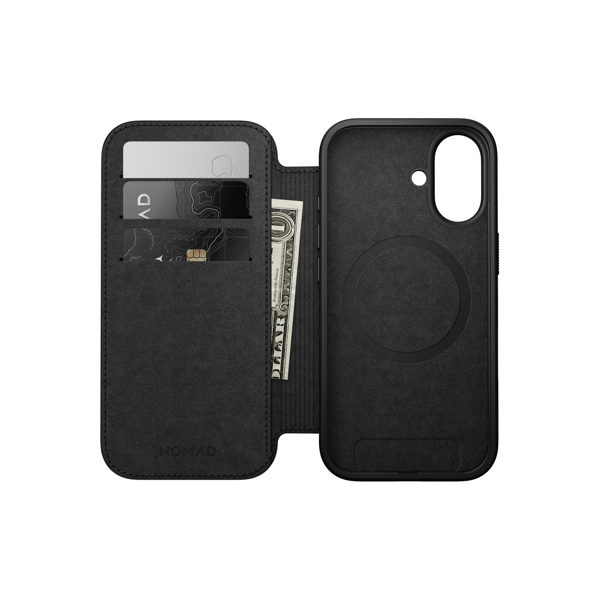 Kryt pro iPhone 17 Nomad Modern Leather Folio - hnědý - bonami.click