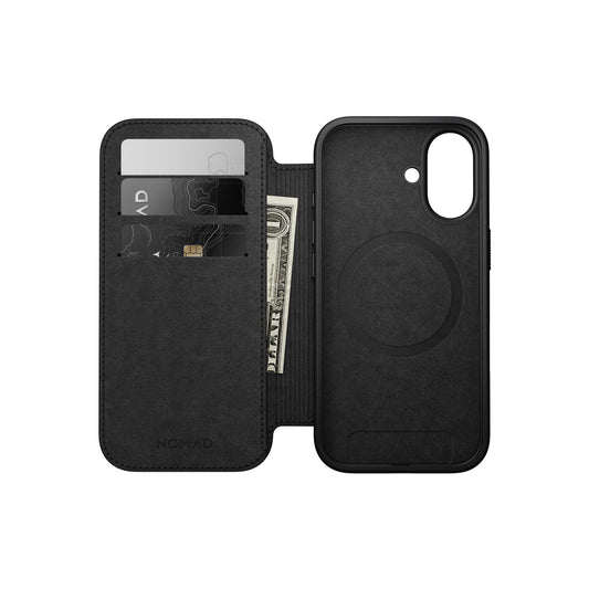 Kryt pro iPhone 17 Nomad Modern Leather Folio - hnědý - bonami.click
