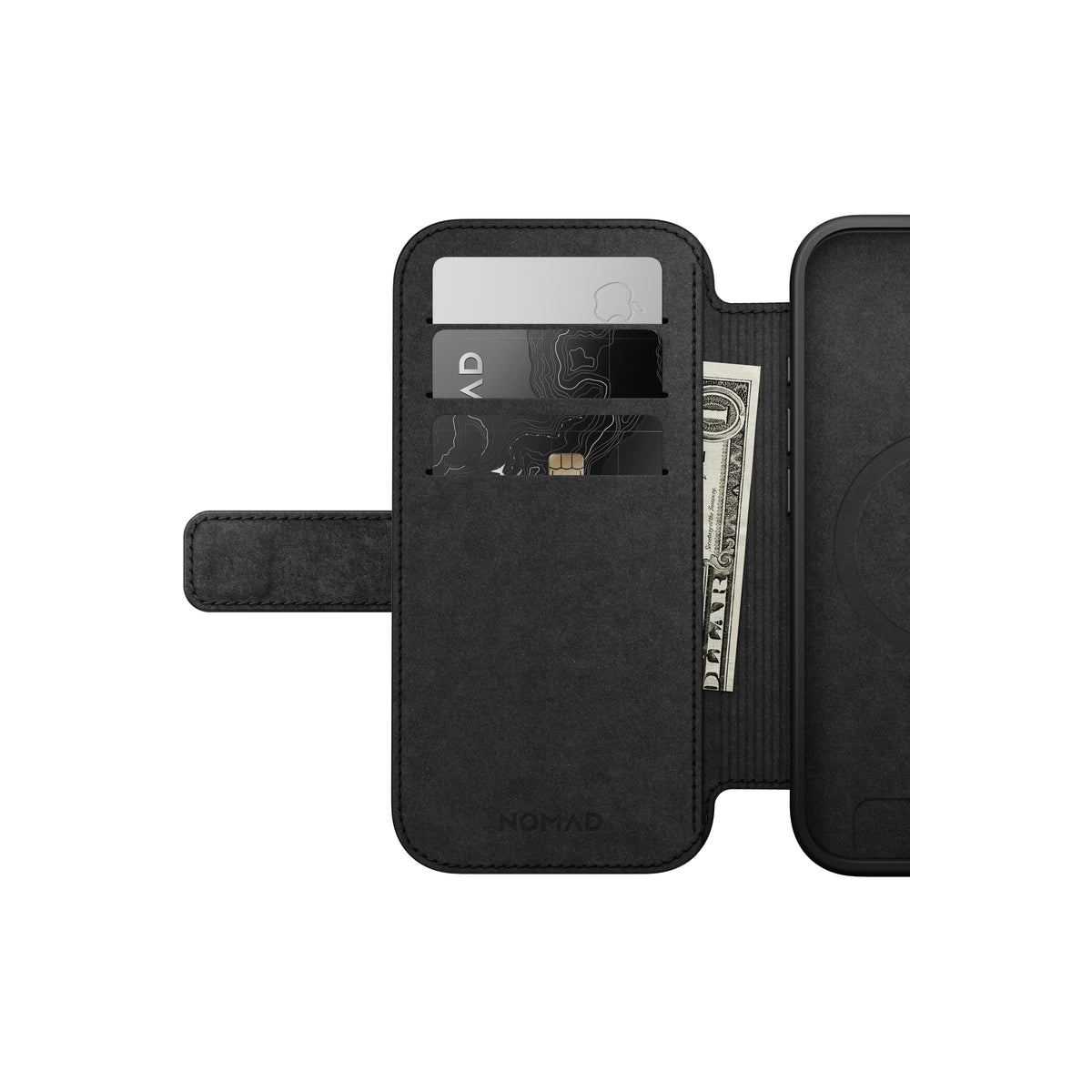 Kryt pro iPhone 17 Nomad Modern Leather Folio - černý - bonami.click