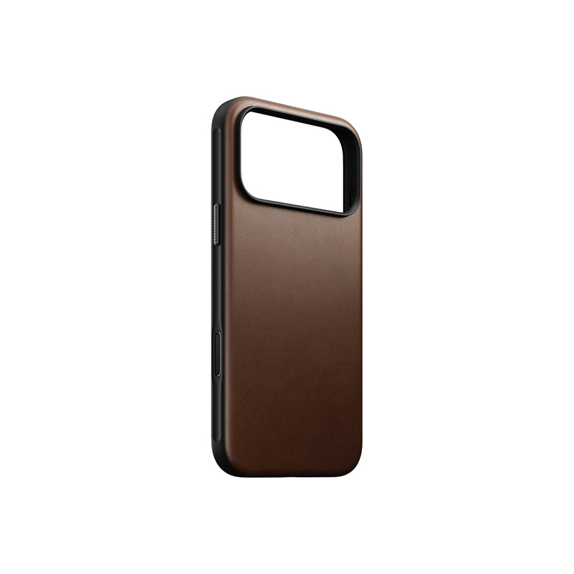 Kryt pro iPhone 17 Pro Max Nomad Modern Leather Case - hnědý - bonami.click