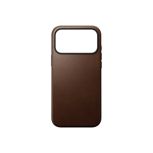 Kryt pro iPhone 17 Pro Max Nomad Modern Leather Case - hnědý - bonami.click