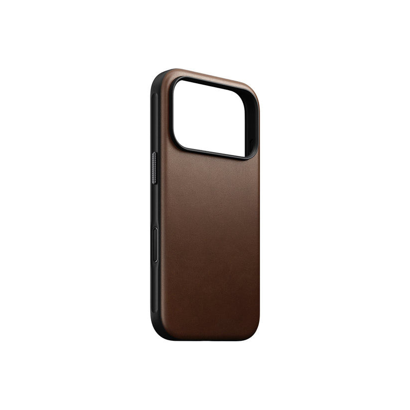 Kryt pro iPhone 17 Pro Nomad Modern Leather Case - hnědý - bonami.click