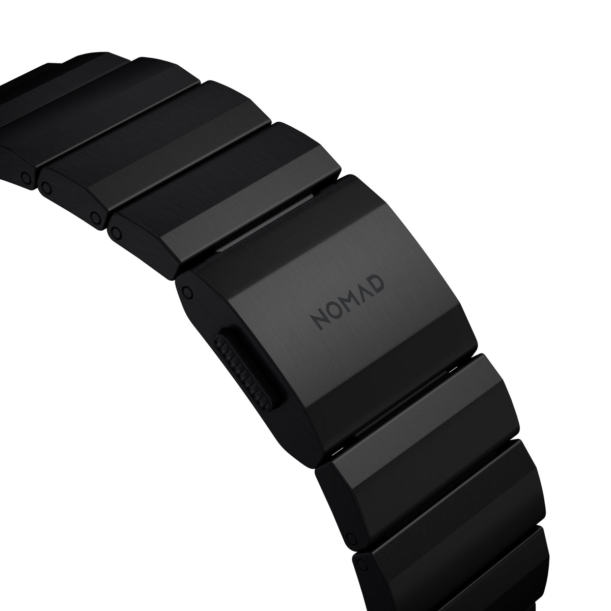 Řemínek pro Apple Watch 45/46/49 mm Nomad Titanium Band V2 - černý