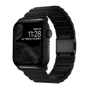 Řemínek pro Apple Watch 42/44 mm Nomad Titanium Band V2 - černý