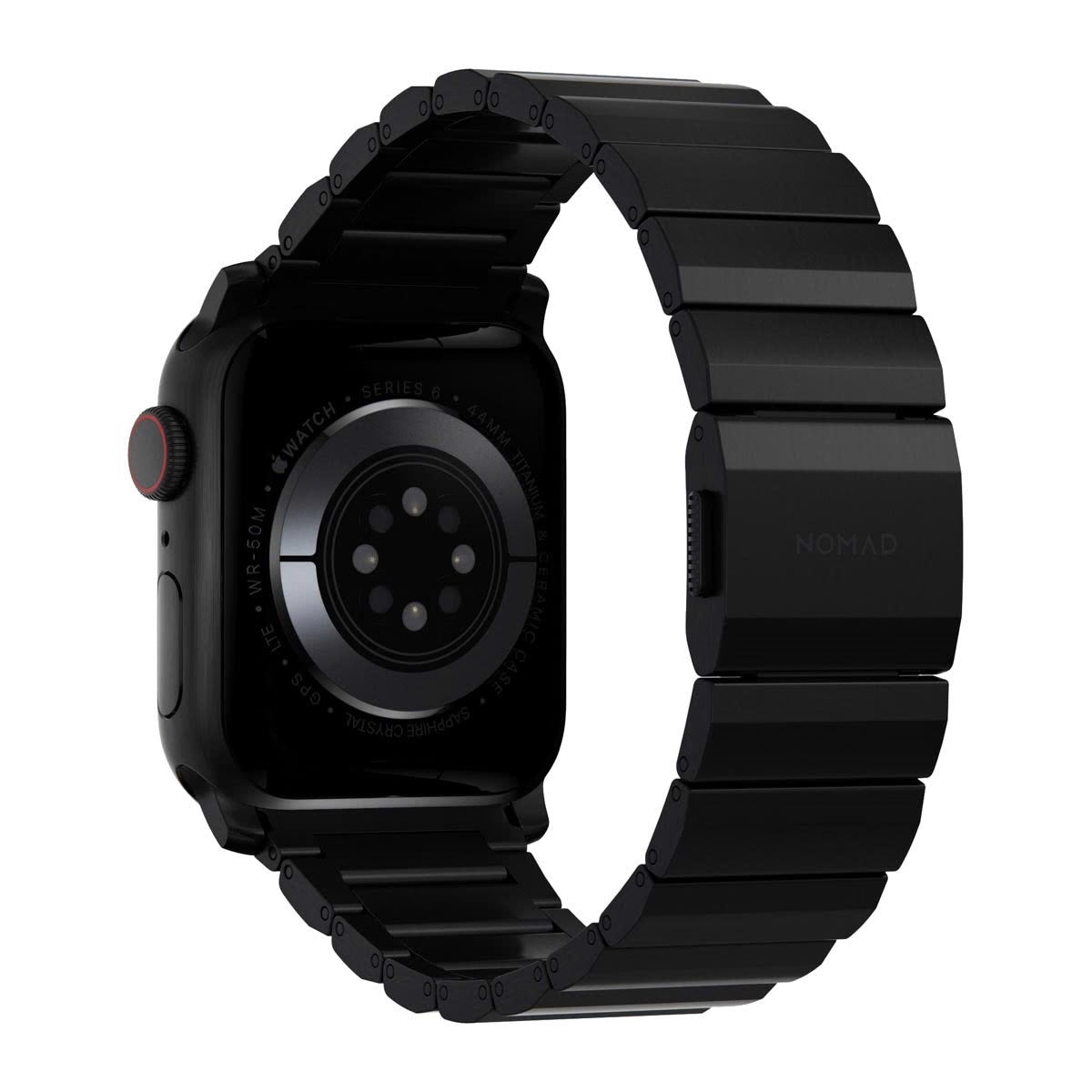 Řemínek pro Apple Watch 42/44 mm Nomad Titanium Band V2 - černý