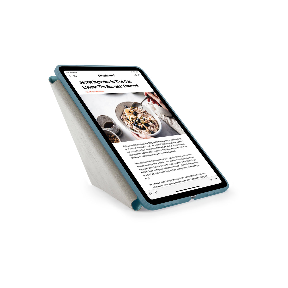 Pouzdro pro iPad 10.9" (2022) Pipetto Origami No1 Original Case - světle modré - bonami.click