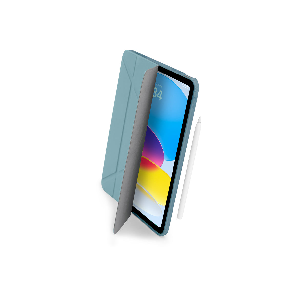 Pouzdro pro iPad 10.9" (2022) Pipetto Origami No1 Original Case - světle modré - bonami.click
