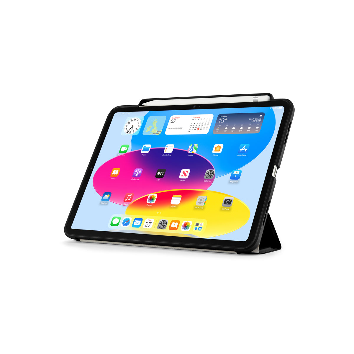 Kryt pro iPad 10,9" (22) Pipetto Origami No3 Pencil Case -  černý