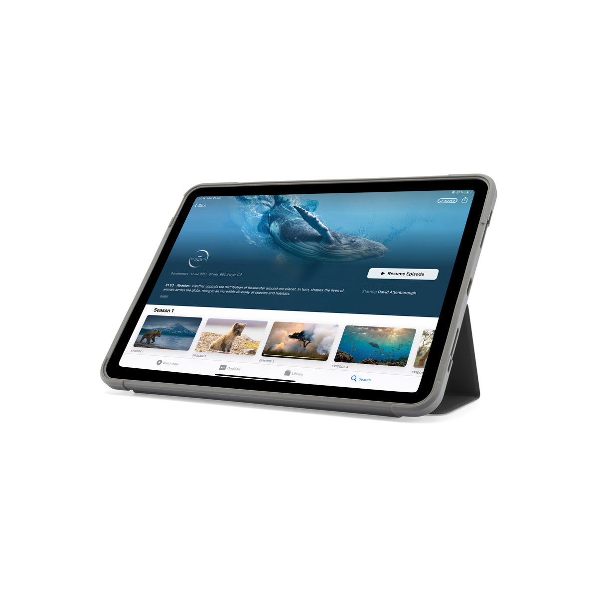 Pouzdro pro iPad Air 10,9" (20/22) / 11" (24/25/26)  Pipetto 360 Rugged Folio - černé
