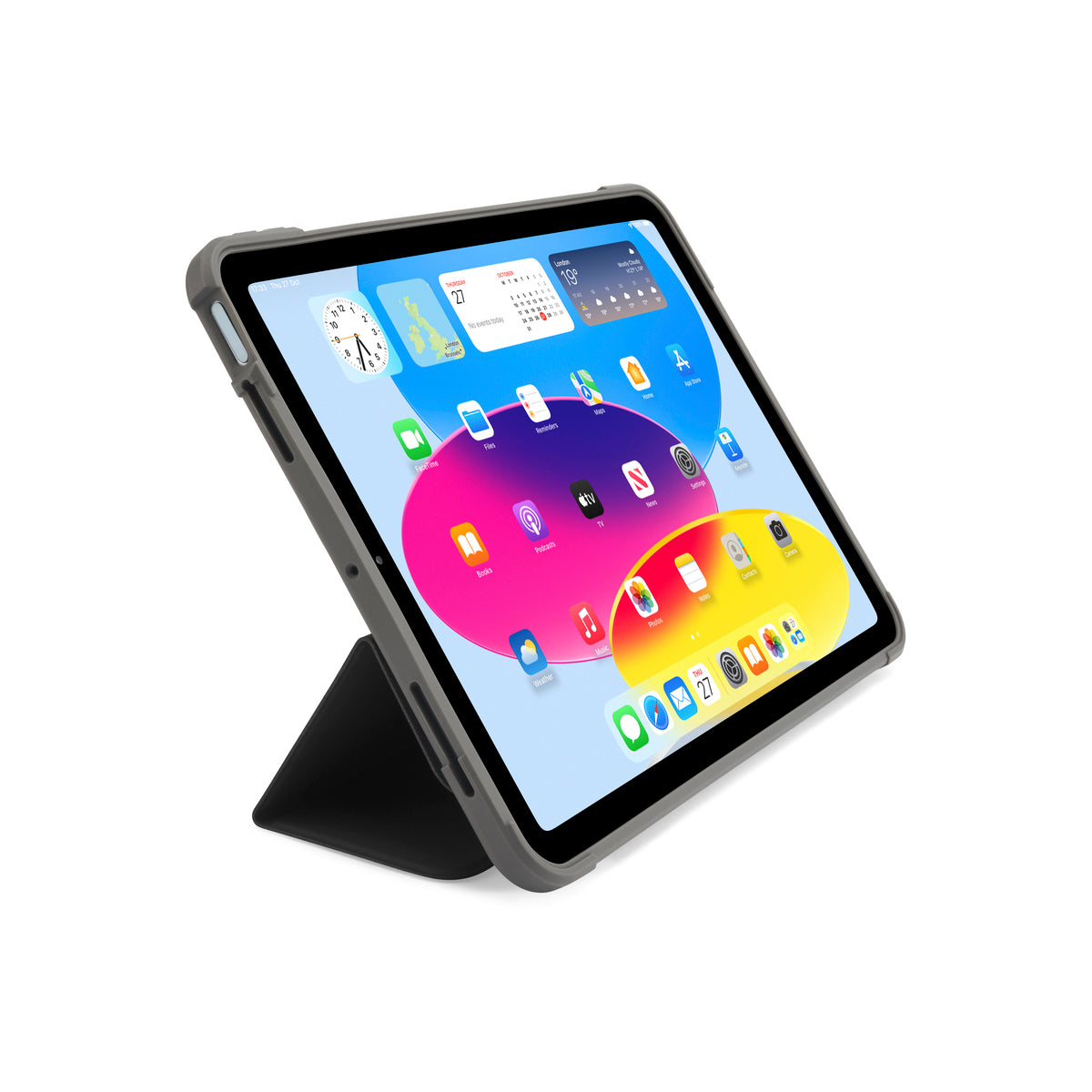 Pouzdro pro iPad Air 10,9" (20/22) / 11" (24/25/26)  Pipetto 360 Rugged Folio - černé