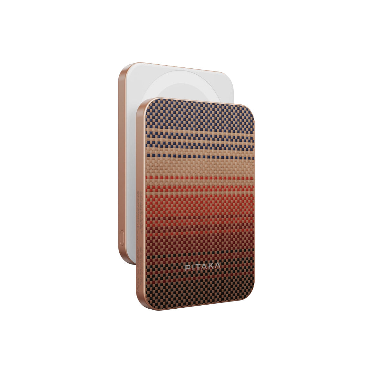 Bezdrátová powerbanka Pitaka Power Bank Qi2 - bronzová
