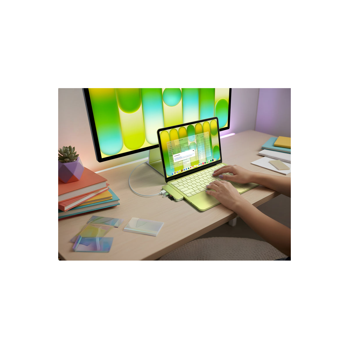 USB-C Snap Hub Satechi - citrusově žlutý (Copy) - bonami.click
