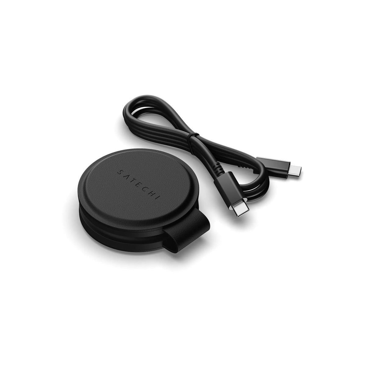 Skládací bezdrátová nabíječka Satechi OntheGo Qi2 2v1 - černá