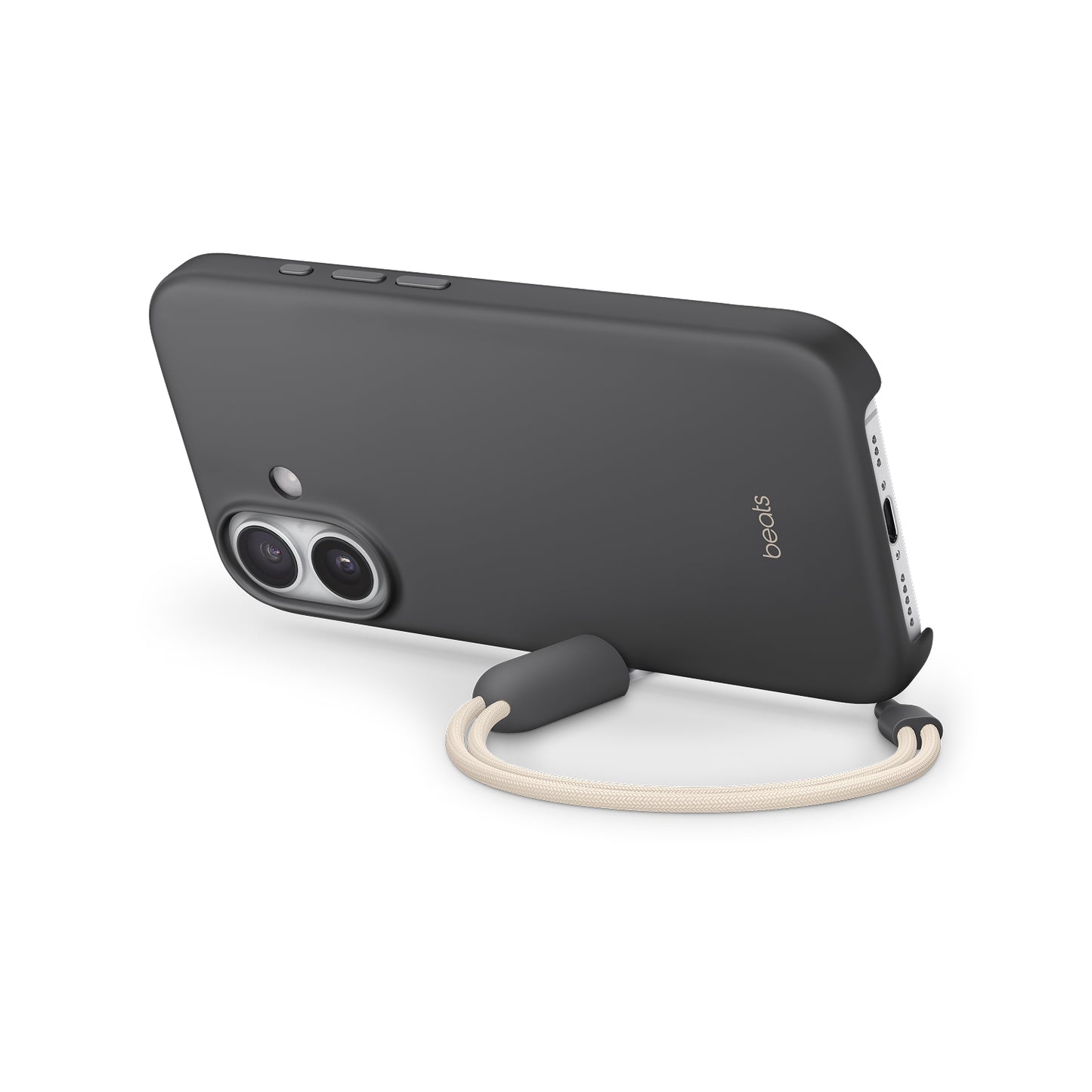 Kryt se stojánkem pro iPhone 17 Beats s MagSafe a ovladačem fotoaparátu - granitově šedý - bonami.click