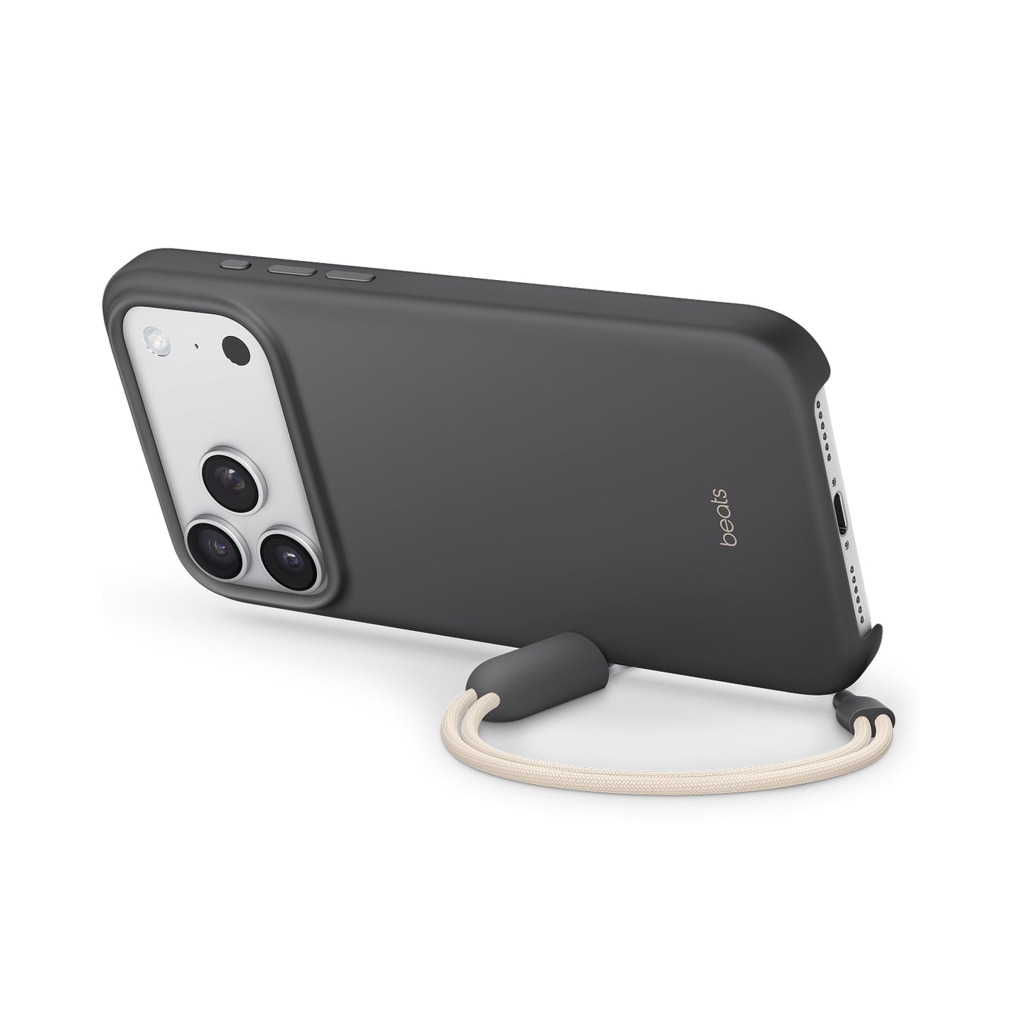 Kryt se stojánkem pro iPhone 17 Pro Max Beats s MagSafe a ovladačem fotoaparátu - granitově šedý - bonami.click