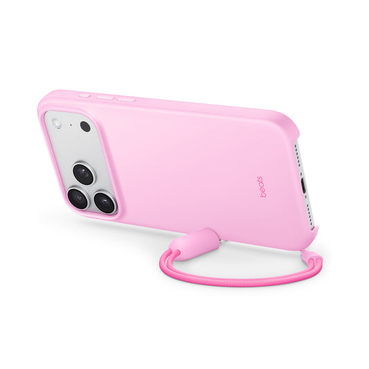 Kryt se stojánkem pro iPhone 17 Pro Max Beats s MagSafe a ovladačem fotoaparátu - oblázkově růžový - bonami.click
