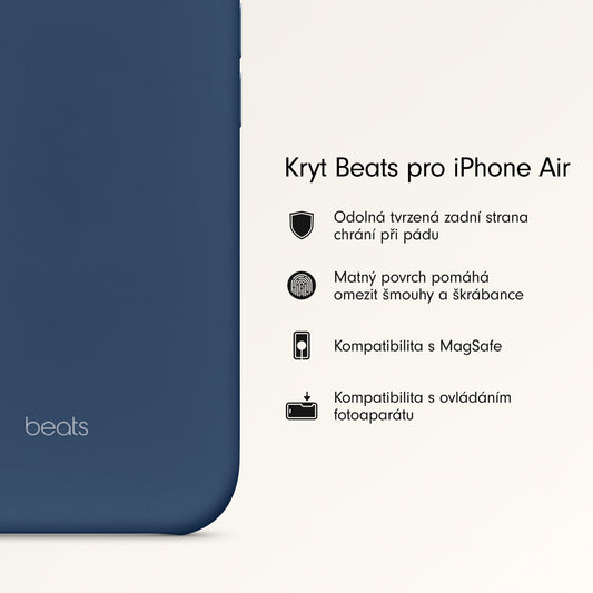 Kryt pro iPhone Air Beats s MagSafe a ovladačem fotoaparátu - hlubinně modrý - bonami.click
