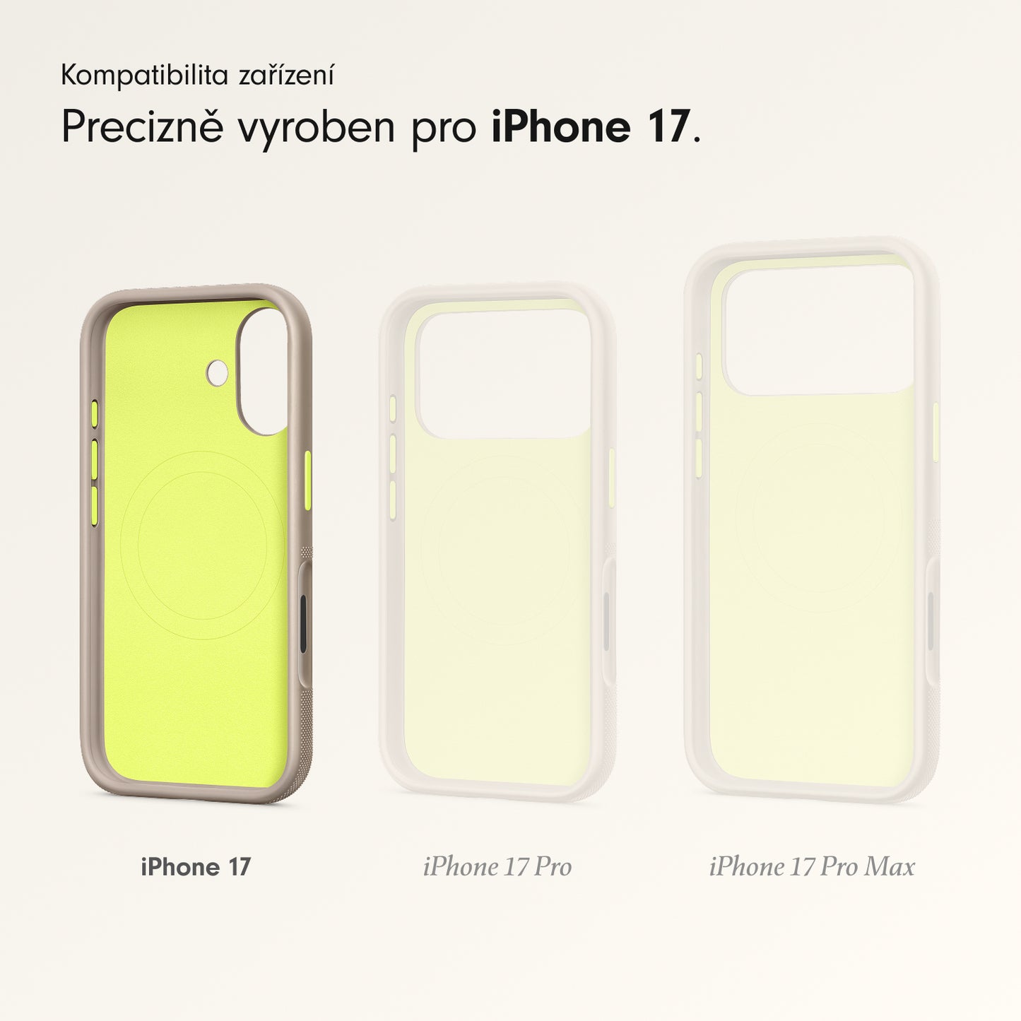 Odolný kryt pro iPhone 17 s Beats MagSafe a ovladačem fotoaparátu - alpsky šedý - bonami.click