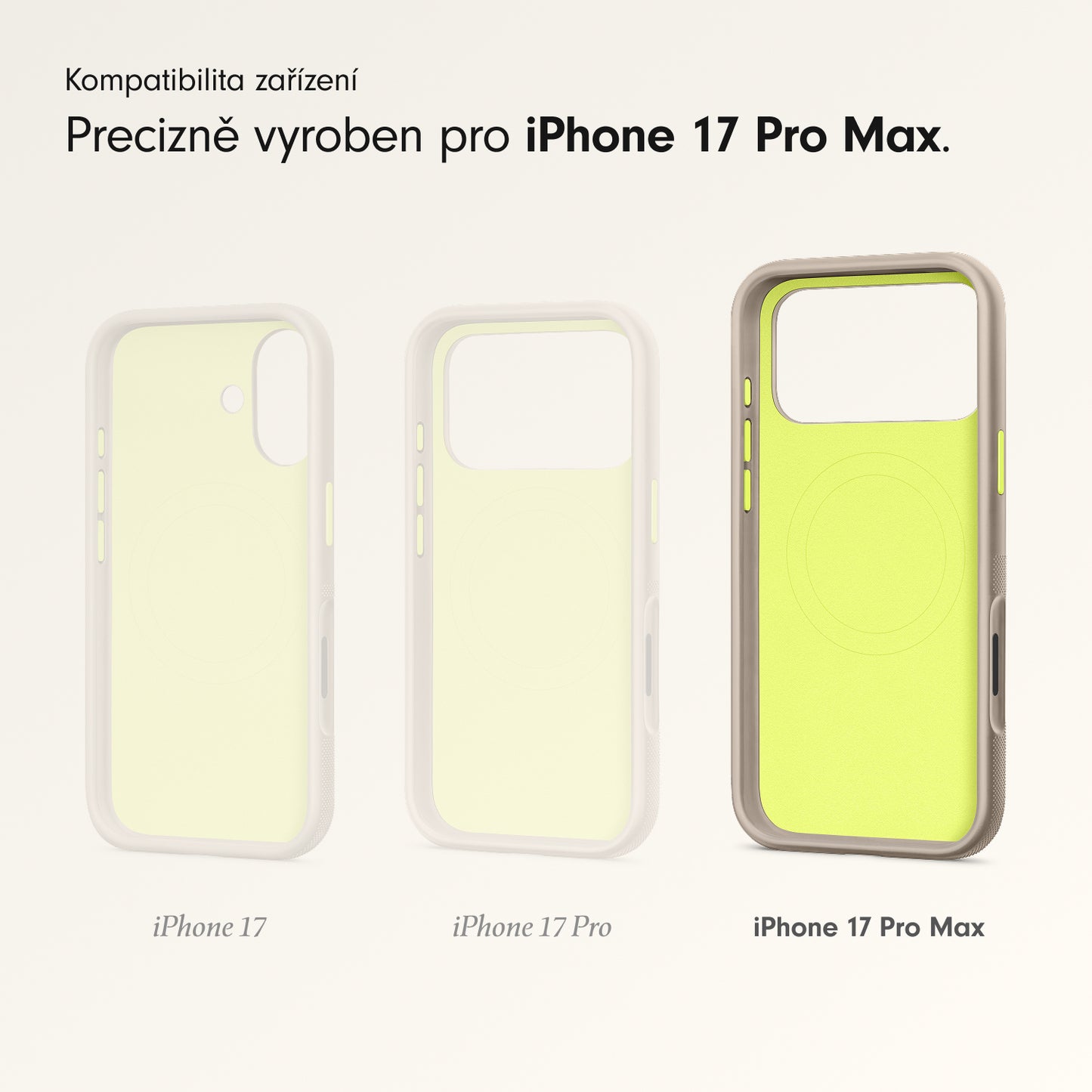 Odolný kryt pro iPhone 17 Pro Max Beats s MagSafe a ovladačem fotoaparátu - alpsky šedý - bonami.click